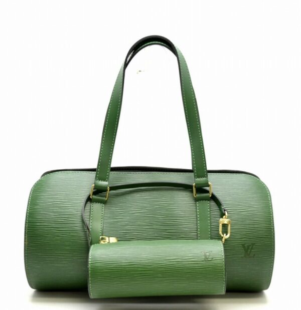 11361365 Louis Vuitton Epi Soufflot Handbag Borneo Green