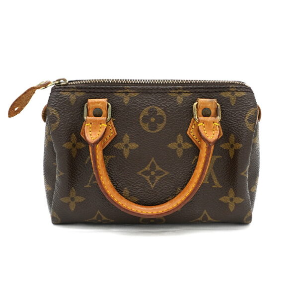 11361 1 Louis Vuitton Mini Speedy Monogram Handbag Brown