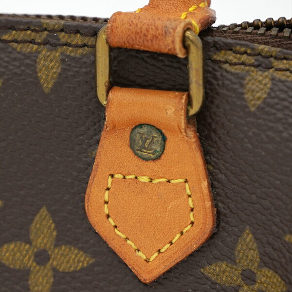 11370 9 Louis Vuitton Mini Speedy Monogram Handbag Brown