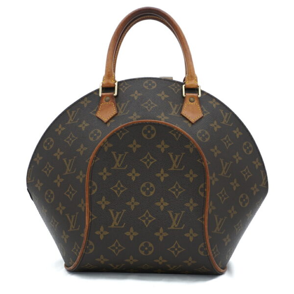 11393 2 Louis Vuitton Ellipse Handbag Monogram Brown