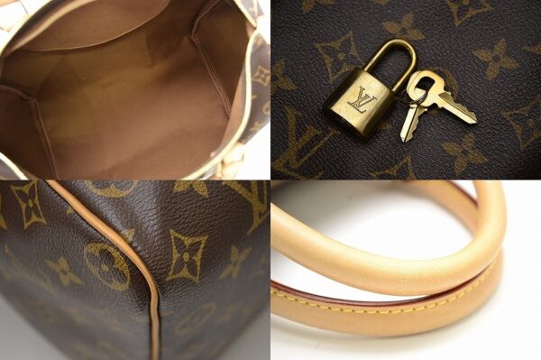 11410464 2 Louis Vuitton Monogram Speedy 35 Bag Canvas Brown