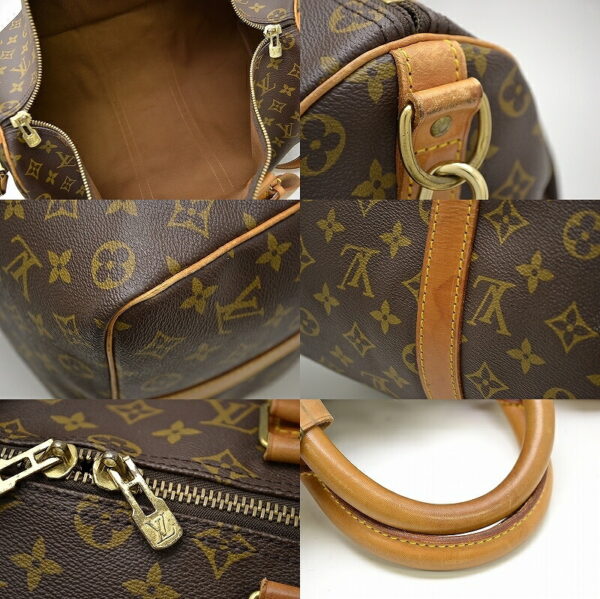 11411207 2 Louis Vuitton Monogram Keepall Bandouliere 50 Bag Canvas Brown