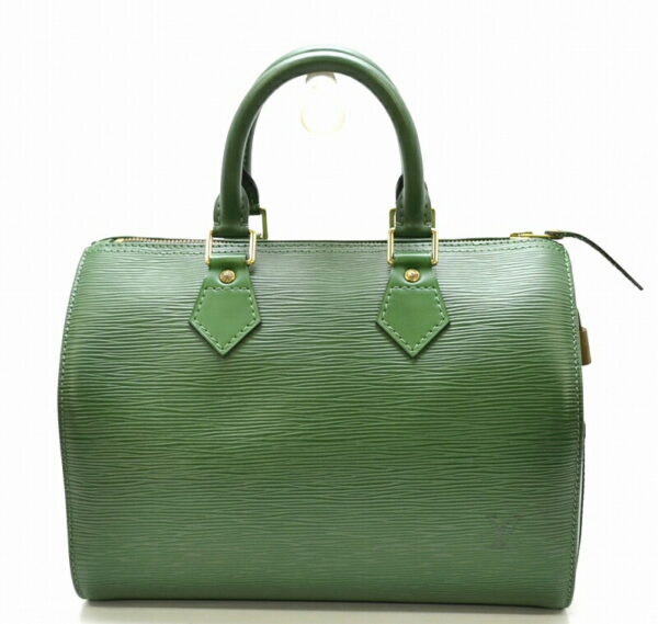 11411383 Louis Vuitton Epi Speedy 25 Bag Leather Borneo Green