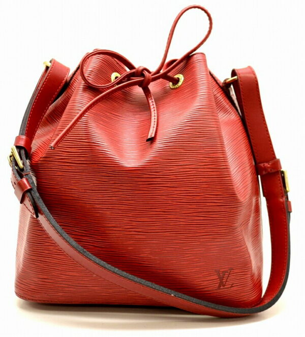 11420822 Louis Vuitton Epi Noe Shoulder Bag Leather Castilian Red