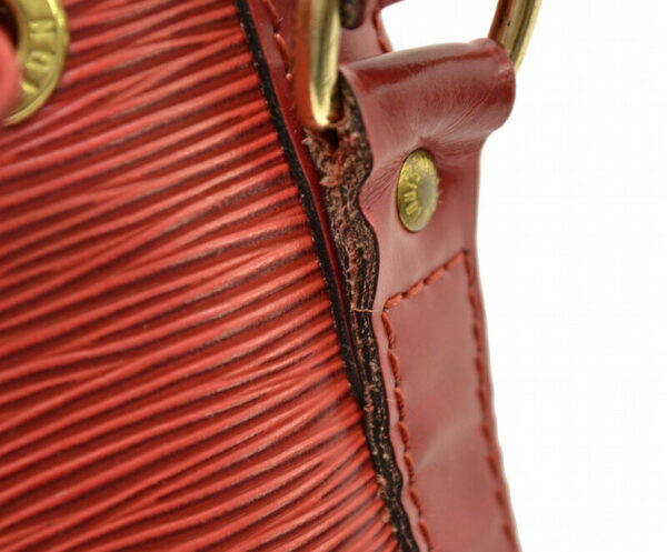 11420822 5 Louis Vuitton Epi Noe Shoulder Bag Leather Castilian Red