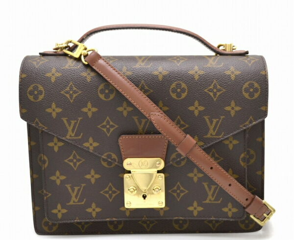 11421239 Louis Vuitton Monogram Monceau 2WAY Shoulder Bag Canvas Brown