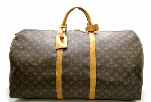 11430369 Louis Vuitton Monogram Keepall 60 Bag Canvas Brown