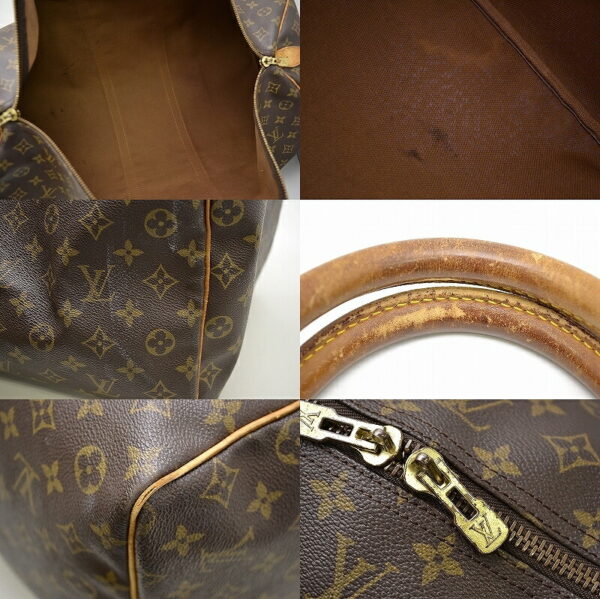 11430369 2 Louis Vuitton Monogram Keepall 60 Bag Canvas Brown