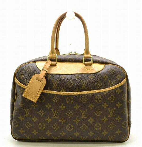 11430520 Louis Vuitton Bowling Vanity Deauville Canvas Brown