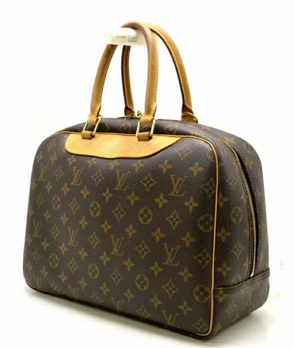 11430520 1 Louis Vuitton Bowling Vanity Deauville Canvas Brown