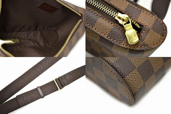 11430615 2 Louis Vuitton Damier Jeronimos Body Bag Canvas Brown