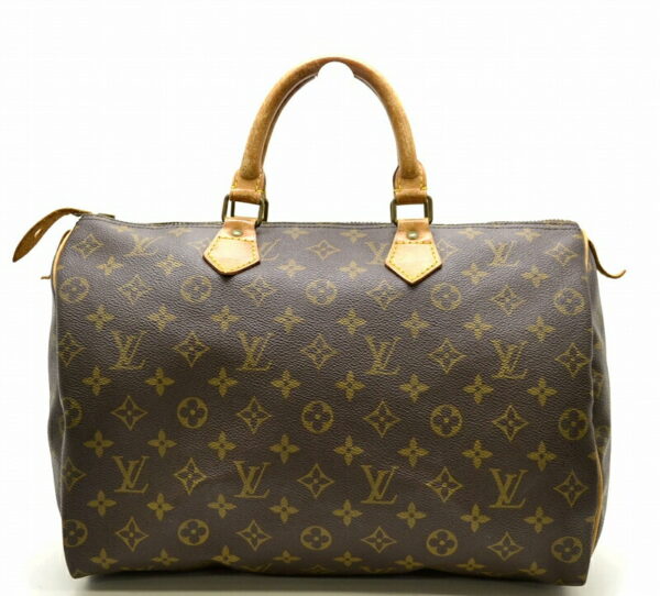 11430805 Louis Vuitton Monogram Speedy 35 Bag Canvas Brown