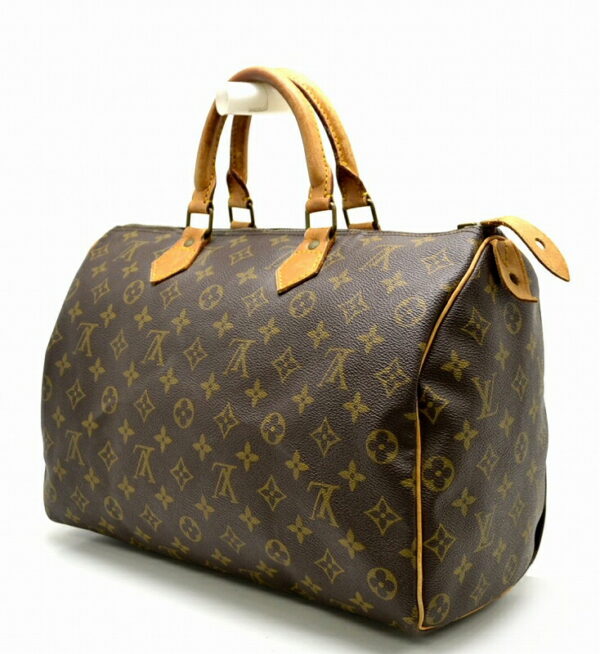 11430805 1 Louis Vuitton Monogram Speedy 35 Bag Canvas Brown