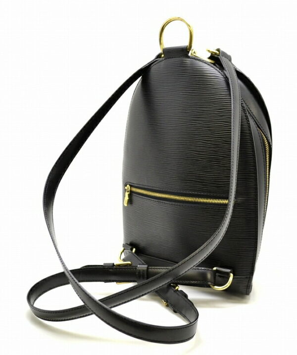 11430807 1 Louis Vuitton Epi Mabillon Rucksack Leather Noir Black