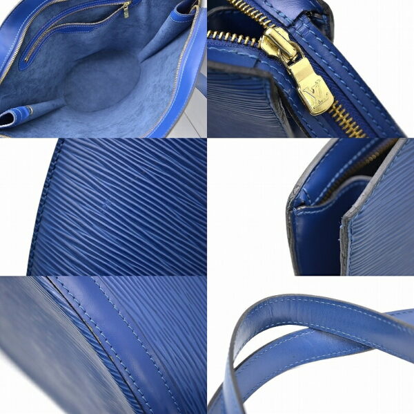 11430923 2 Louis Vuitton Epi Saint Jacques Shoulder Tote Leather Toledo Blue