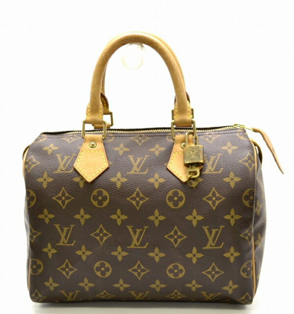 11430971 Louis Vuitton Monogram Speedy 25 Bag Canvas Brown