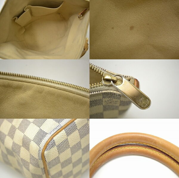 11431227 2 Louis Vuitton Damier Azur Saleya PM Tote Bag Canvas Blue