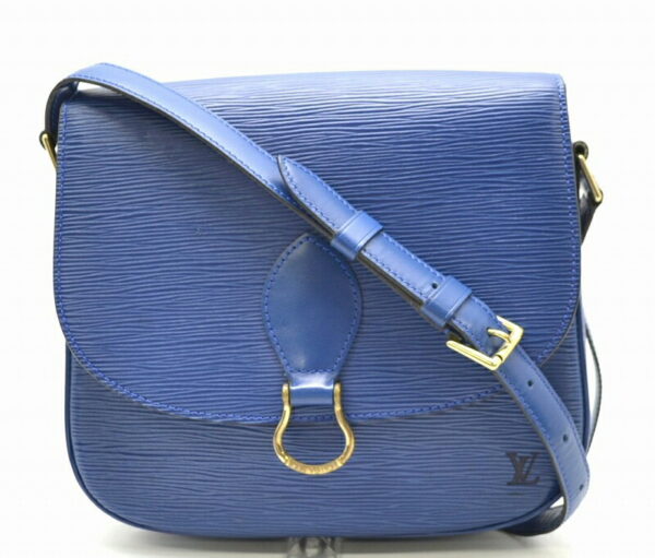 11431273 Louis Vuitton Epi Saint Cloud Crossbody Bag Leather Toledo Blue