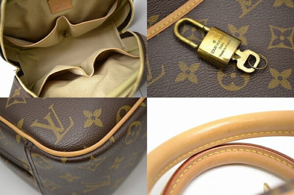 11431442 2 Louis Vuitton Monogram Trouville Handbag Canvas Brown