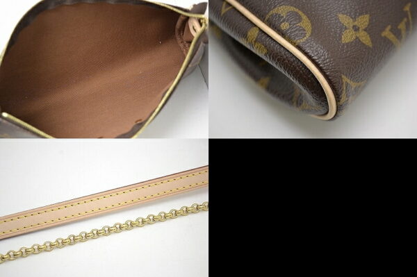 11431456 2 Louis Vuitton Monogram Eva 2WAY Pochette Canvas Brown