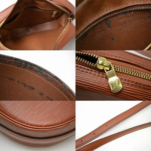 11440133 2 Louis Vuitton Epi Jonnefeuille Crossbody Bag Leather Kenya Brown