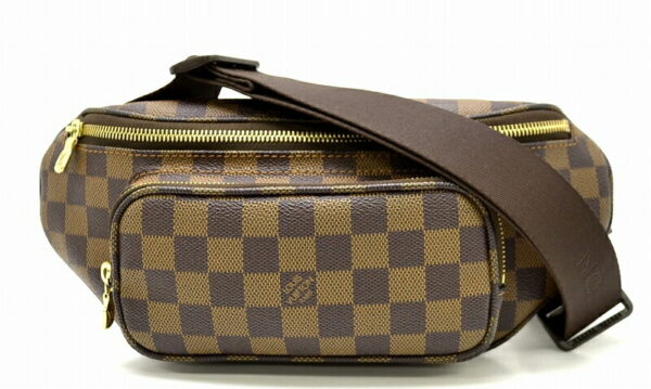 11440135 Louis Vuitton Damier Bumbag Melvire Waist Pouch Canvas Brown