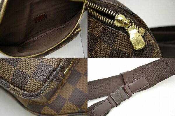 11440135 2 Louis Vuitton Damier Bumbag Melvire Waist Pouch Canvas Brown