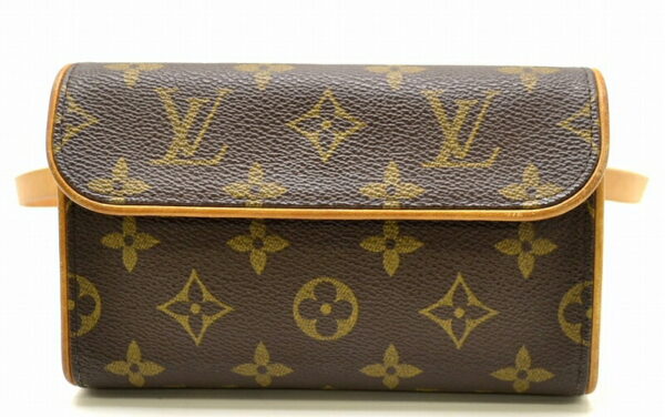 11440136 Louis Vuitton Monogram Pochette Florentine Waist Pouch Canvas Brown