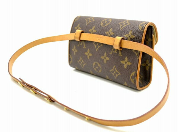 11440136 1 Louis Vuitton Monogram Pochette Florentine Waist Pouch Canvas Brown