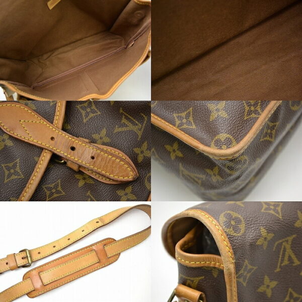 11440332 2 Louis Vuitton Monogram Gibessière GM Messenger Bag Canvas Brown