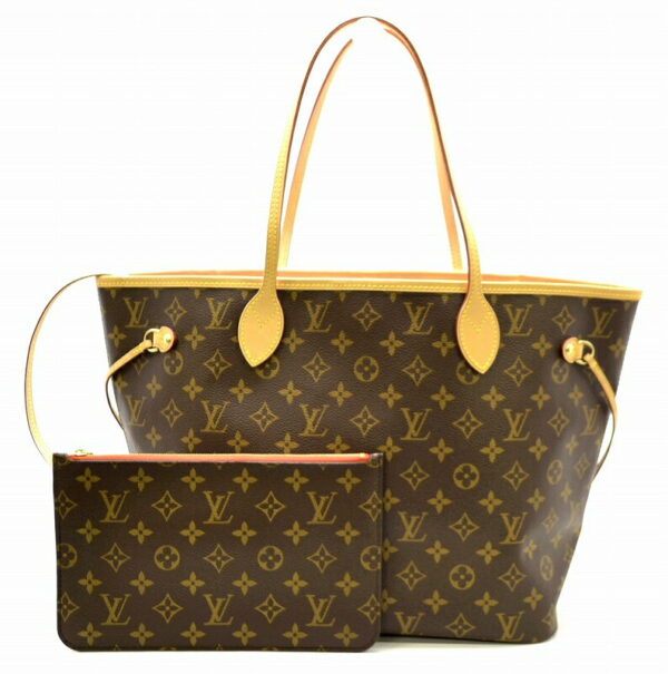 11440526 Louis Vuitton Neverfull MM Tote Bag Canvas Abricco Orange