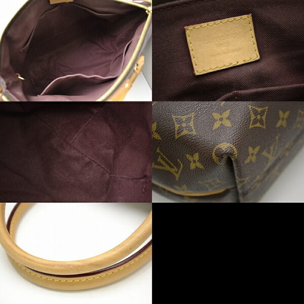 11440727 2 Louis Vuitton Monogram Turenne PM 2WAY Shoulder Bag Canvas Brown