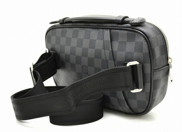 11440829 1 Louis Vuitton Damier Graphite Umbrella 2WAY Body Bag Black