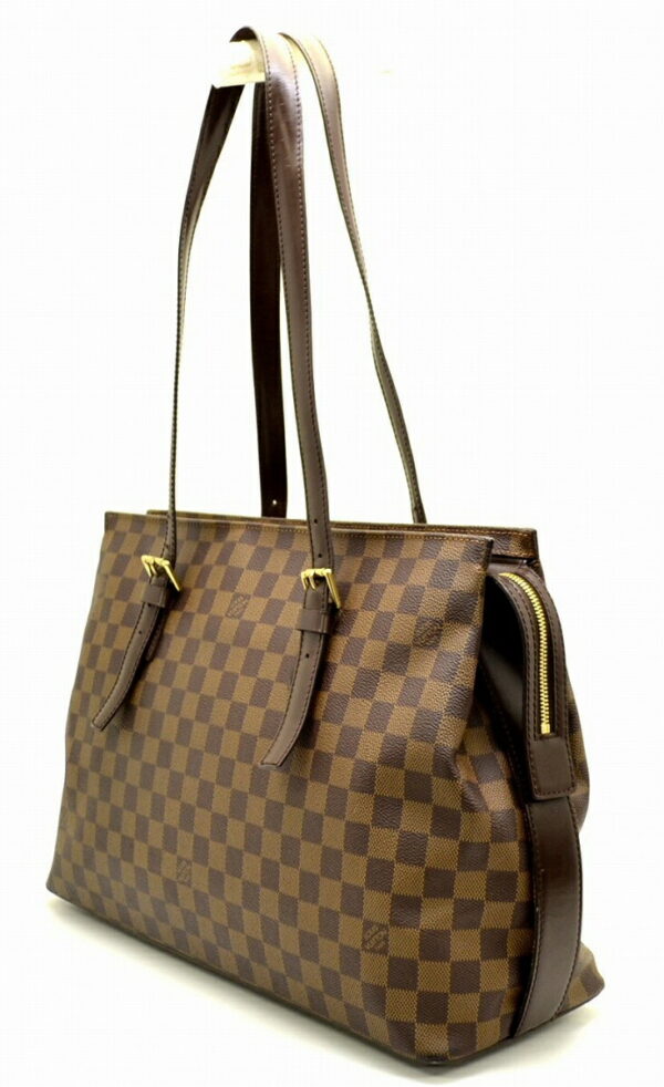 11440985 1 Louis Vuitton Damier Chelsea Shoulder Tote Canvas Brown