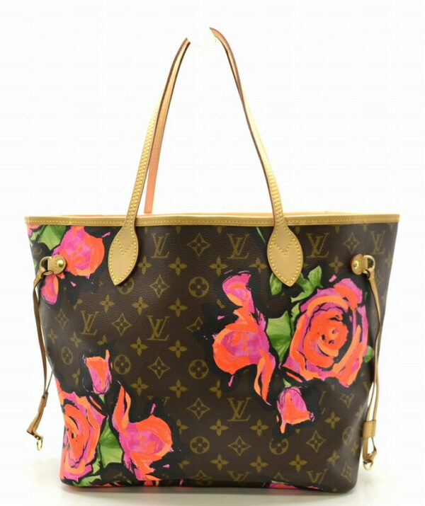 11441053 Louis Vuitton Monogram Rose Neverfull MM Tote Bag Canvas Brown