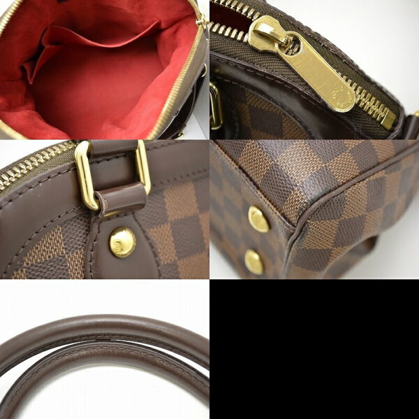 11441079 2 Louis Vuitton Damier Trevi PM 2WAY Shoulder Bag Canvas Brown