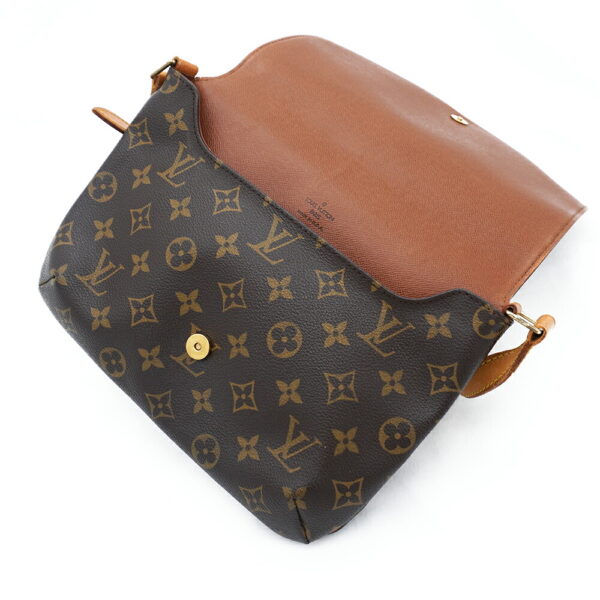 11442 4 Louis Vuitton Musette Tango Shoulder Bag Monogram Brown