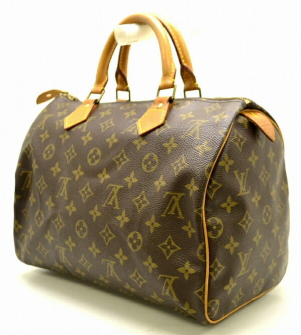 11450648 1 Louis Vuitton Monogram Speedy 30 Bag Canvas Brown