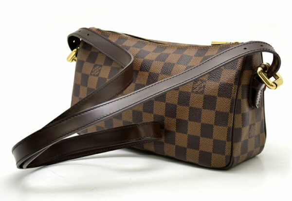 11451110 1 Louis Vuitton Damier Ravello GM Crossbody Bag Canvas Brown