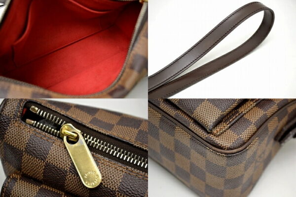 11451110 2 Louis Vuitton Damier Ravello GM Crossbody Bag Canvas Brown