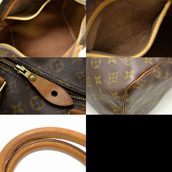 11451156 2 Louis Vuitton Monogram Speedy 30 Bag Canvas Brown