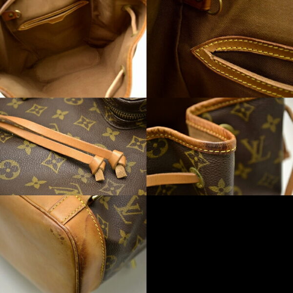 11451168 2 Louis Vuitton Monogram Montsouris GM Rucksack Canvas Brown