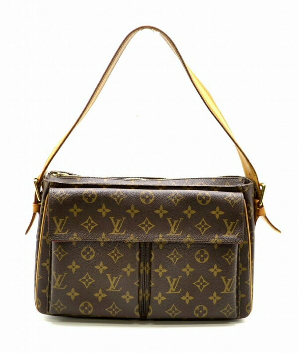 11451217 Louis Vuitton Monogram Viva Cite GM Shoulder Bag Canvas Brown