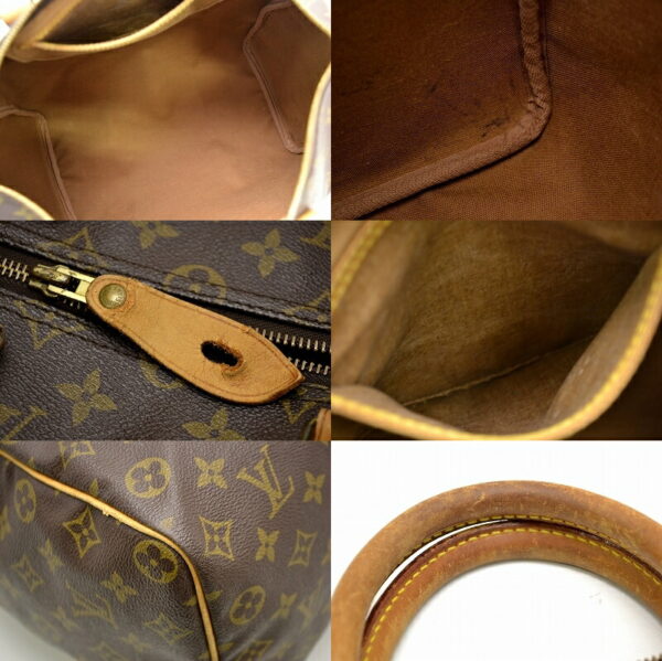 11451251 2 Louis Vuitton Monogram Speedy 35 Bag Canvas Brown