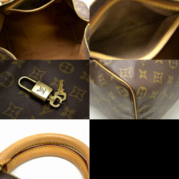 11451252 2 Louis Vuitton Monogram Speedy 40 Bag Canvas Brown