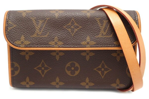 11451291 Louis Vuitton Monogram Pochette Florentine Waist Pouch Canvas Brown