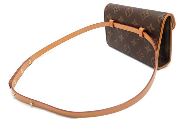 11451291 1 Louis Vuitton Monogram Pochette Florentine Waist Pouch Canvas Brown