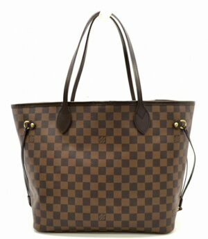 11451351 Louis Vuitton Damier Neverfull PM Tote Bag Brown Gold Hardware