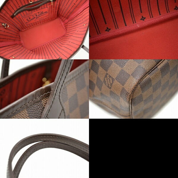 11451351 2 Louis Vuitton Damier Neverfull MM Tote Bag Canvas Brown