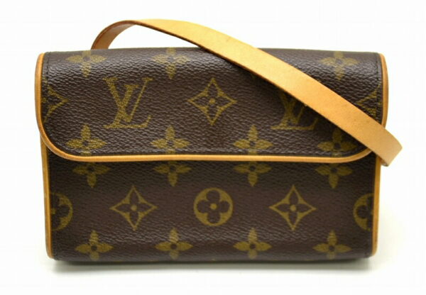 11451355 Louis Vuitton Monogram Pochette Florentine Waist Pouch Brown